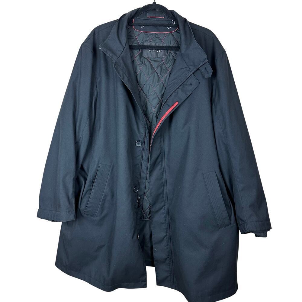 SANYO Mizuno BreathThermo Insulated Trench Coat Japanese Minimalist Techwear 50R